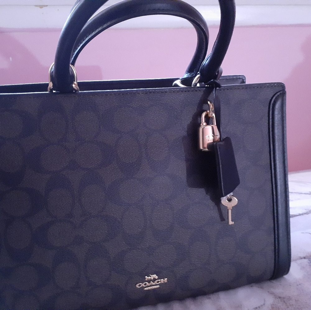 Coach Zoe Carryall in Signature Canvas
